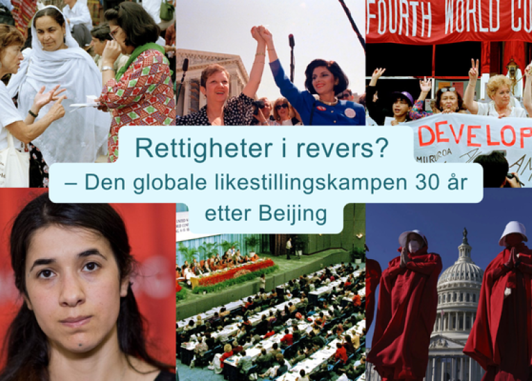 Collage med bilder.