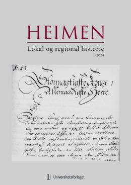 Heimen. Lokal og regional historie