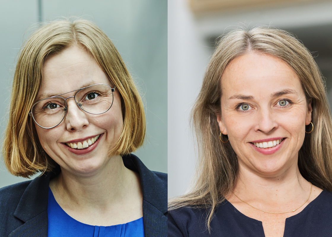 Rannveig Kaldager Hart og Kristin Engh Førde