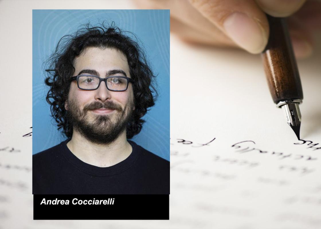 Andrea Cocciarelli, tidligere masterstudent