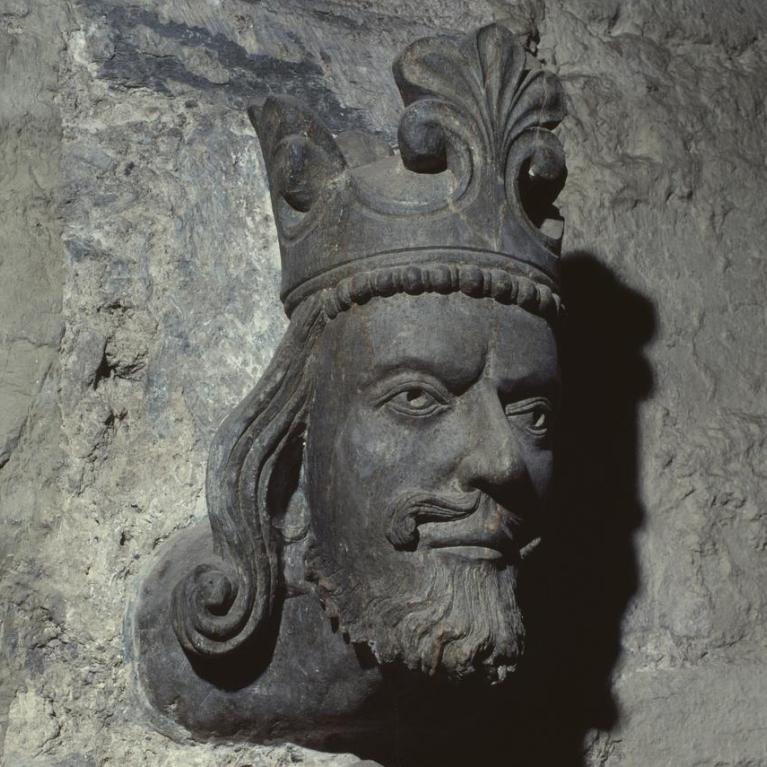 Skulptur av Magnus Lagabøte, Stavanger domkirke Skulptur av Magnus Lagabøte, Stavanger domkirke